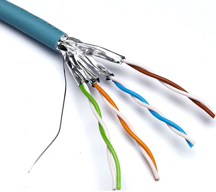 Excel Cat6A Cable U/FTP S-Foil B2ca LS0H 500m Reel Ice Blue